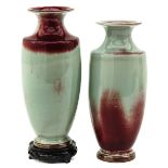 A Pair of Jun Ware Vases