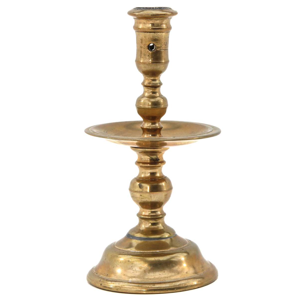 A 17th Century Bronze Candlestick - Image 4 of 8