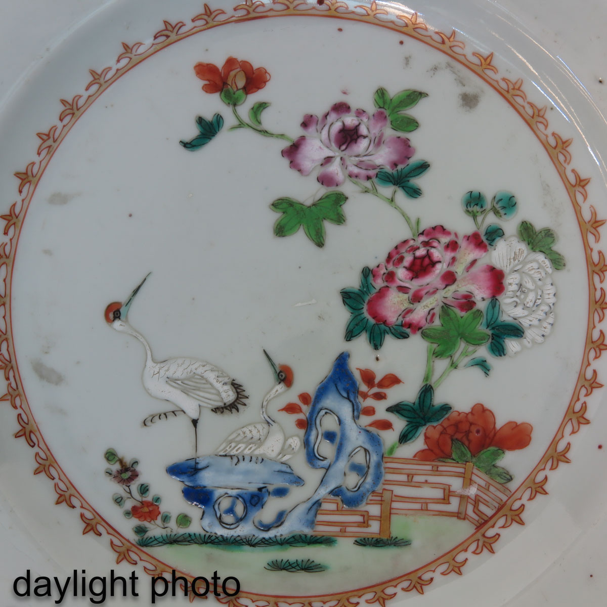 A Pair of Famille Rose Plates - Image 9 of 9