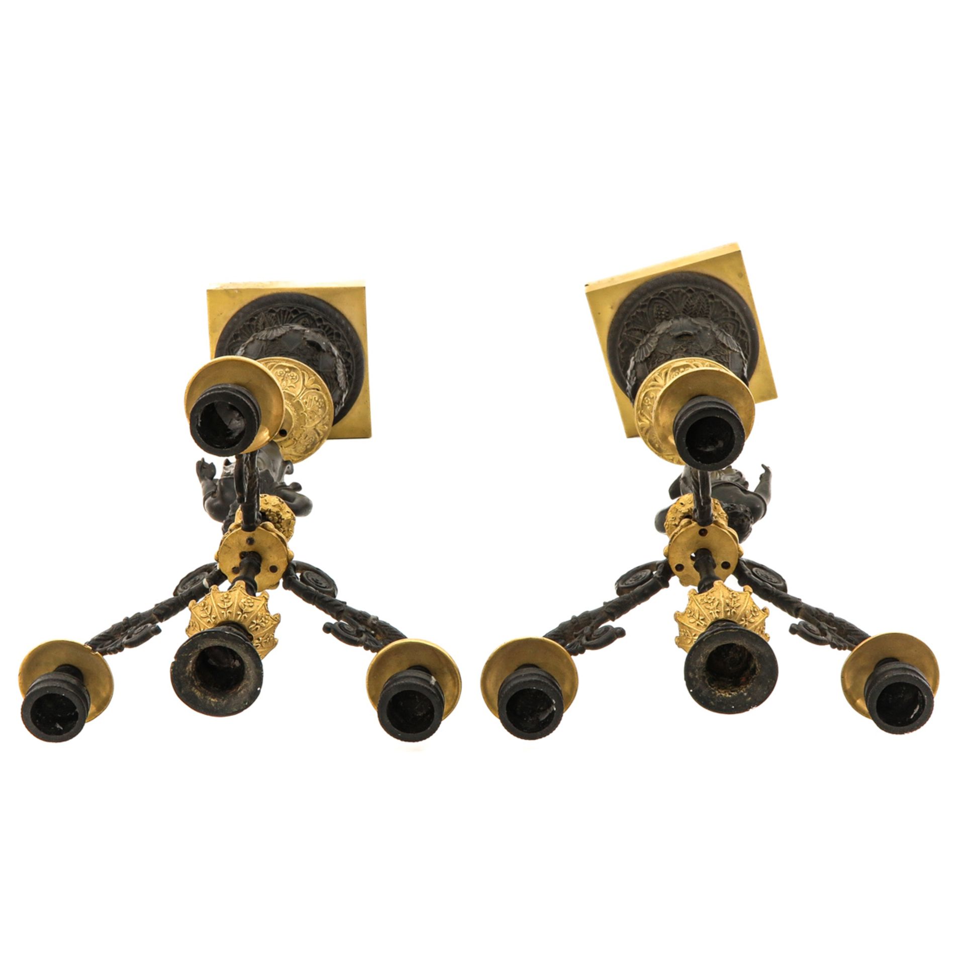 A Pair of 19th Century Candelsticks - Image 5 of 10