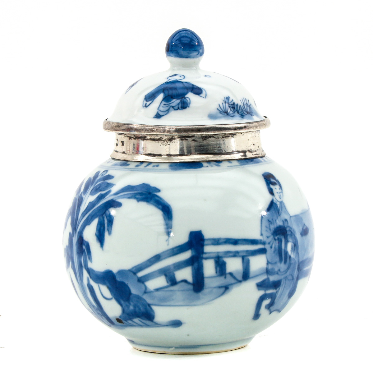 A Blue and White Teabox - Image 4 of 10