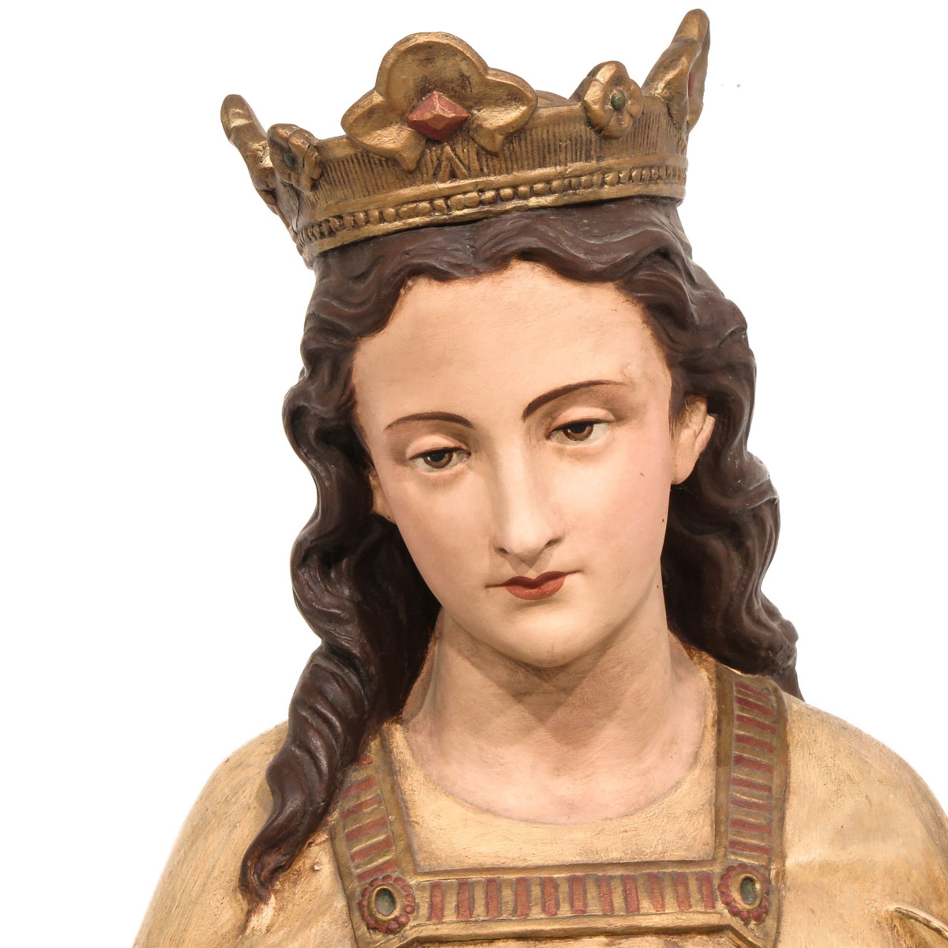 A 19th Century Sculpture of Saint Filomena - Image 7 of 10