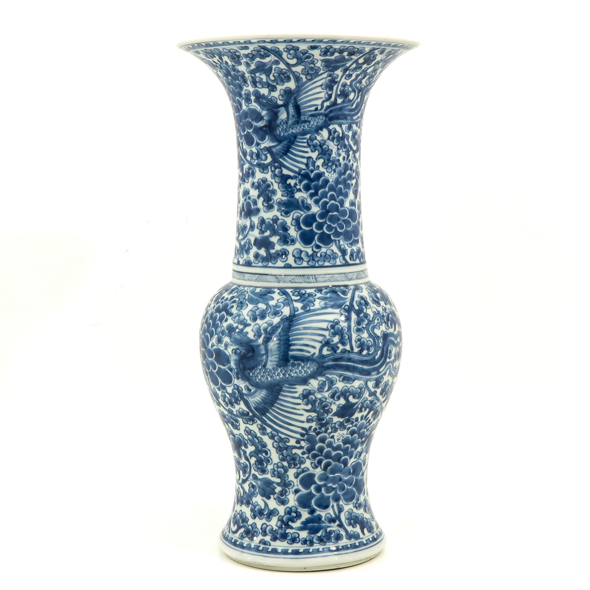 A Blue and White Yen Yen Vase - Image 3 of 10