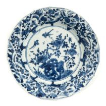 A Blue and White Plate