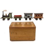 A German Toy Train Set