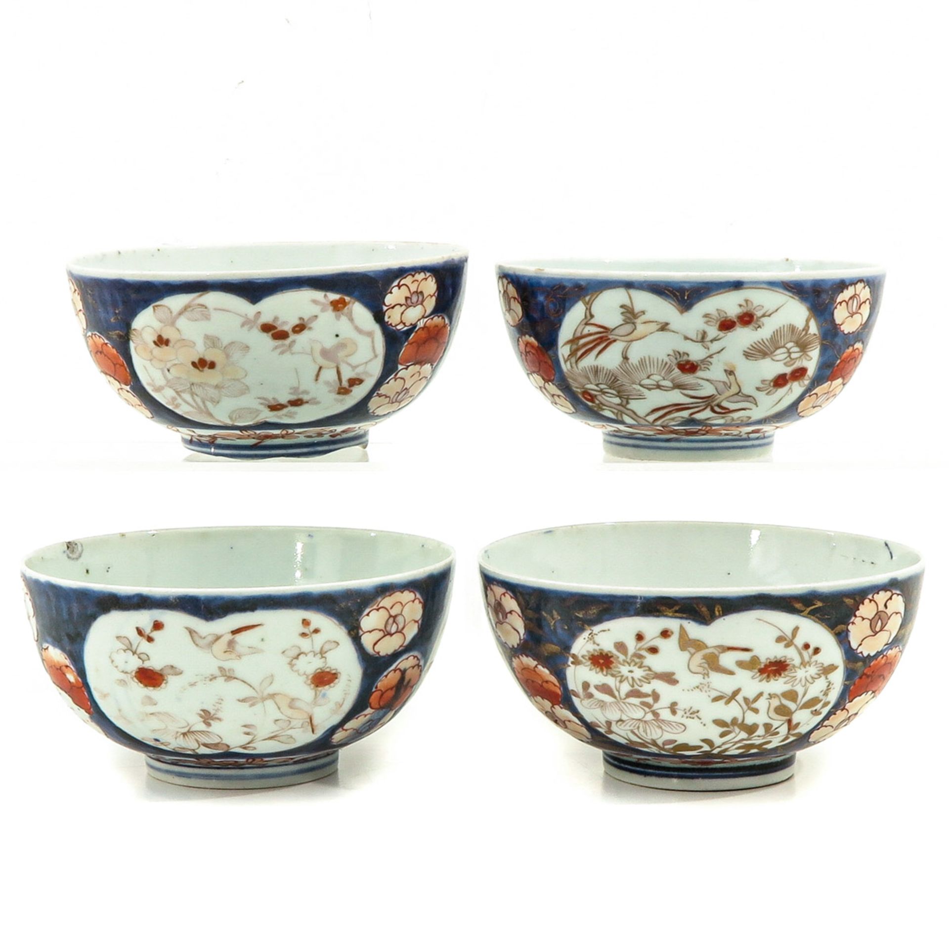 A Series of 4 Imari Bowls