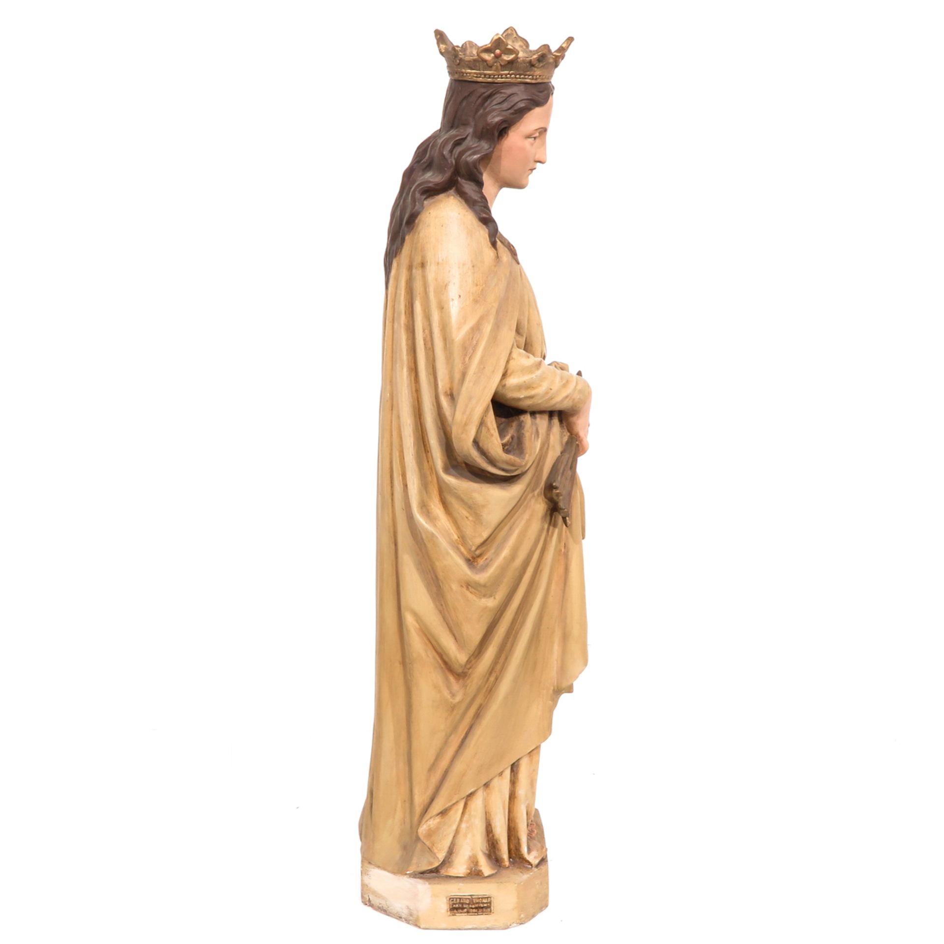 A 19th Century Sculpture of Saint Filomena - Image 4 of 10