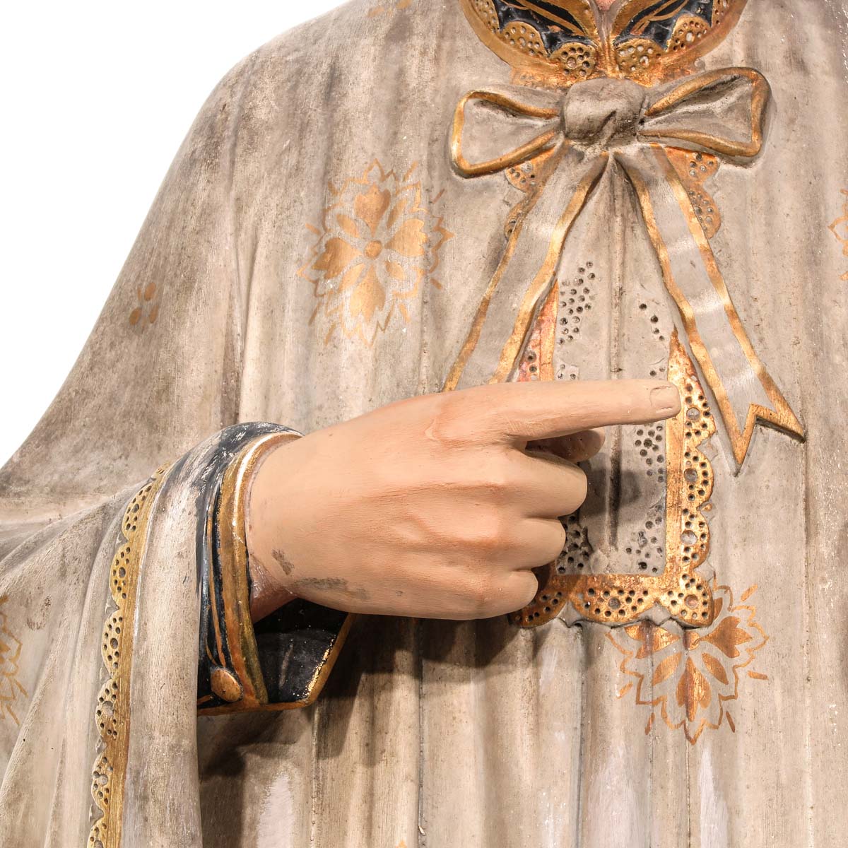 A 19th Century Sculpture of Priest - Image 7 of 10