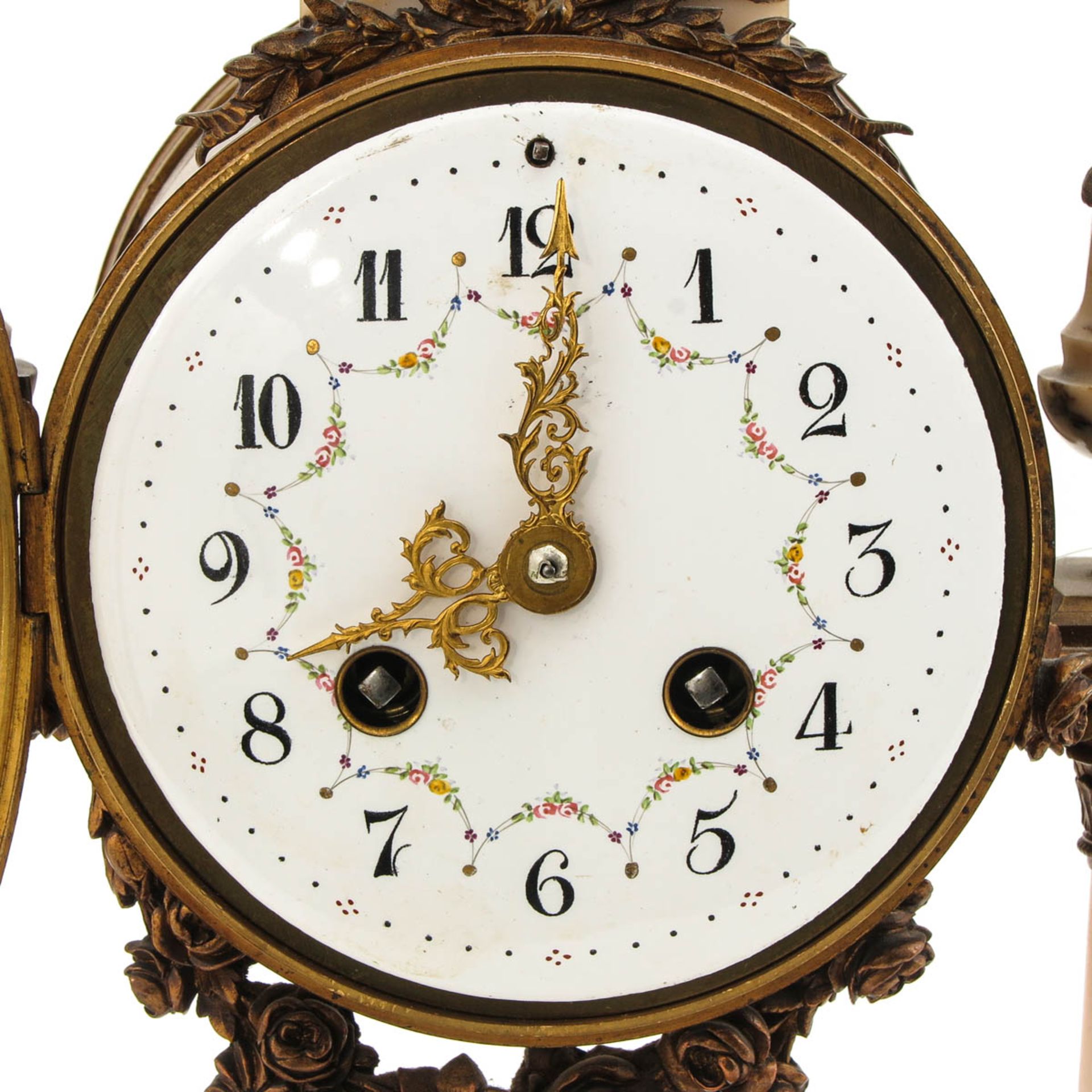 A 19th Century Clock Set - Image 6 of 10