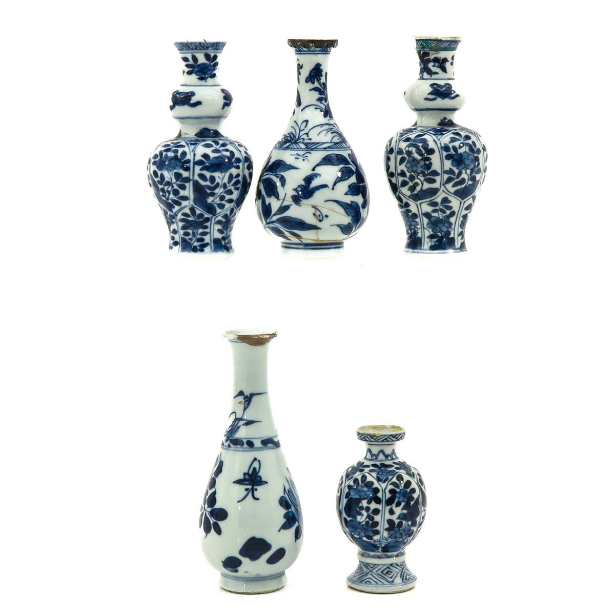 A Collection of 5 Miniature Vases - Image 4 of 9