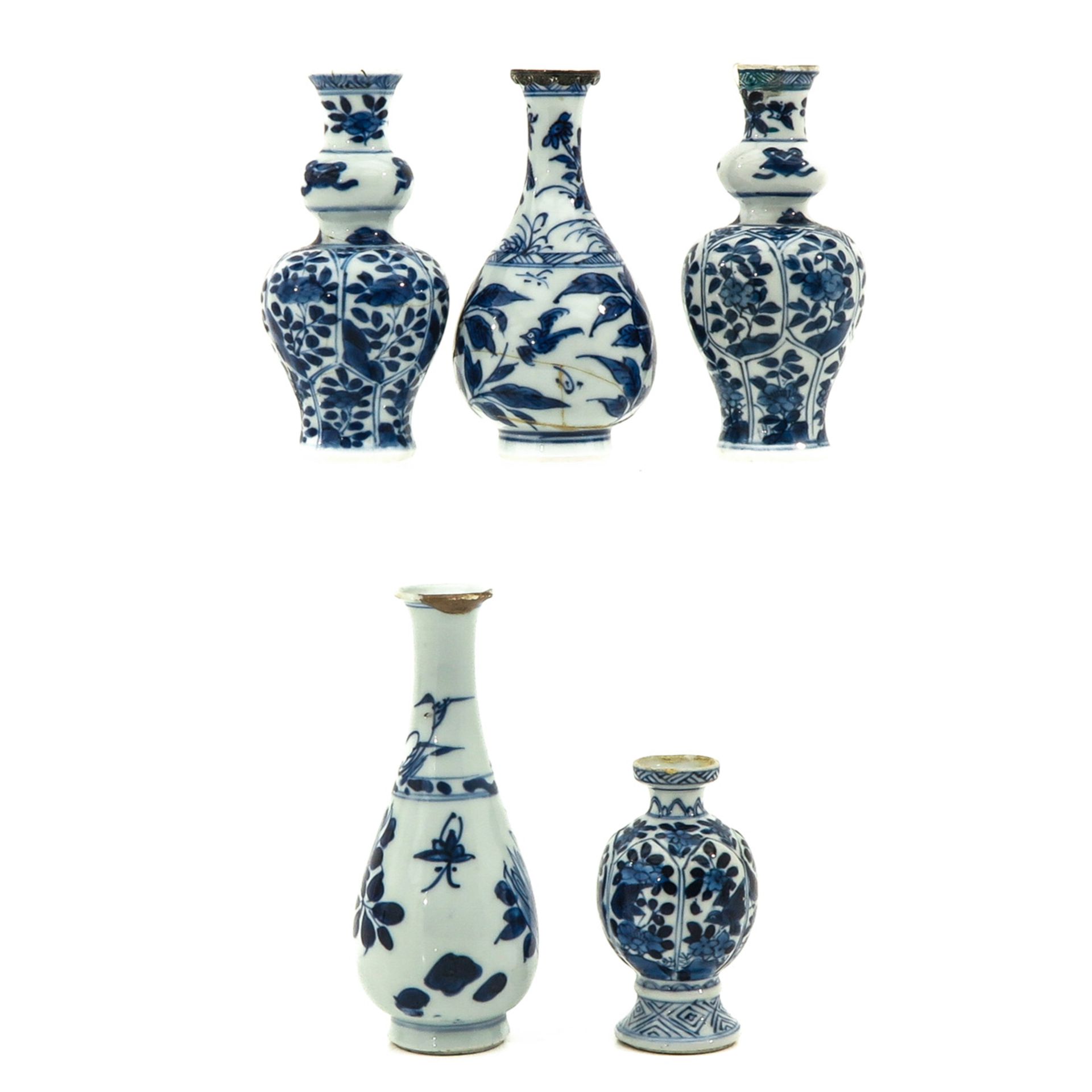 A Collection of 5 Miniature Vases - Bild 4 aus 9