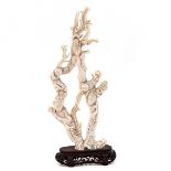 A White Coral Sculpture