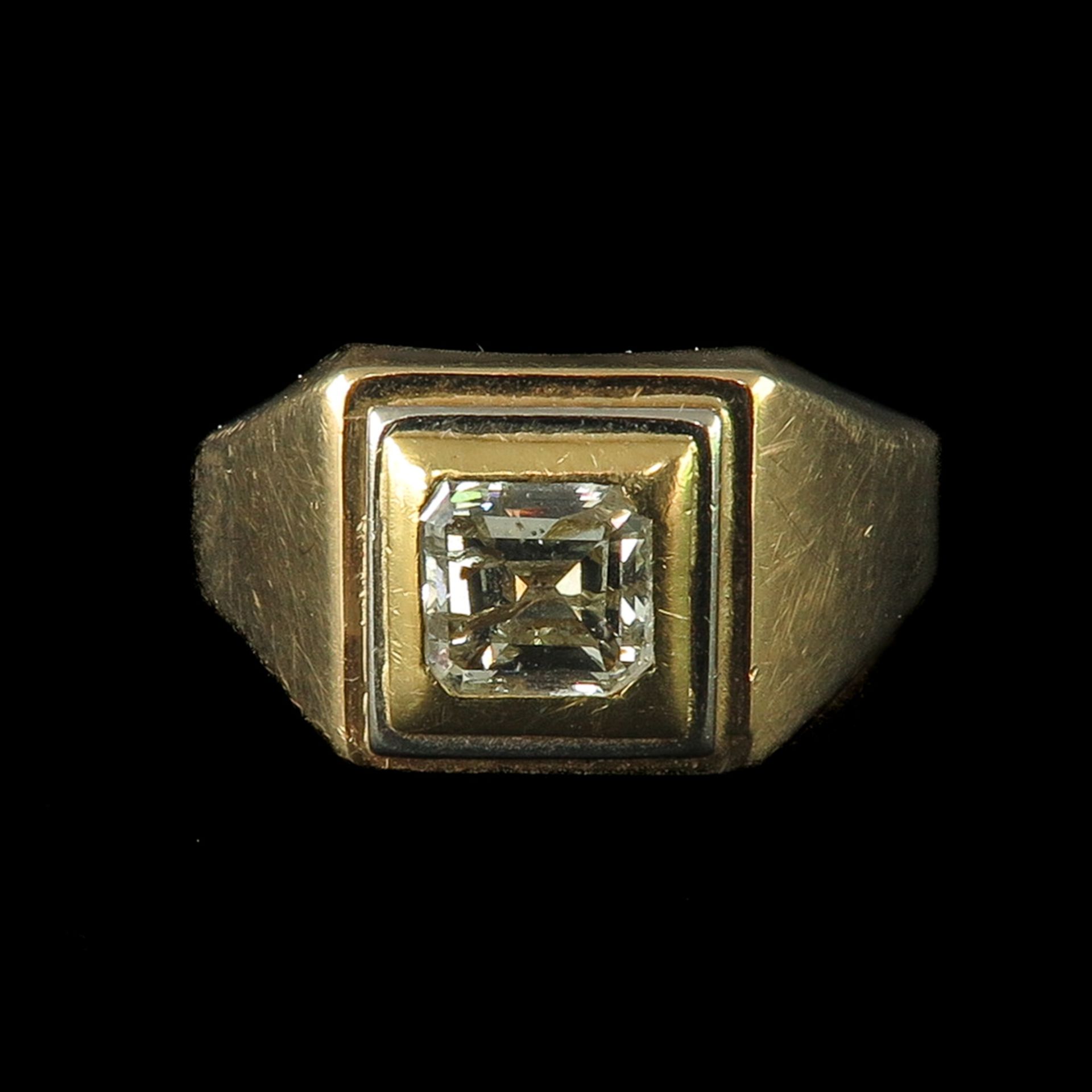A Mens Diamond Ring - Bild 3 aus 4