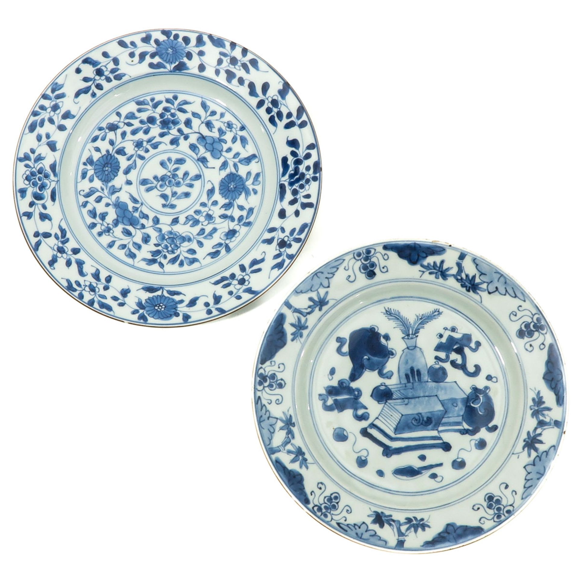 A Collection of 6 Blue and White Plates - Bild 3 aus 10