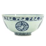 A Blue and White Serving Bowl