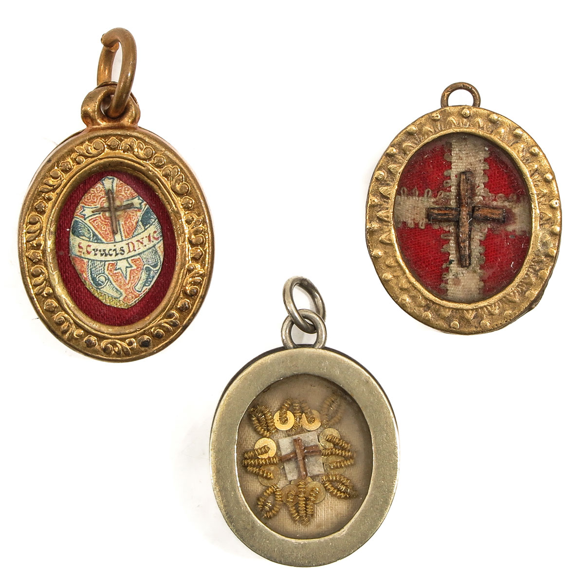 A Collection of 3 Reliquaries