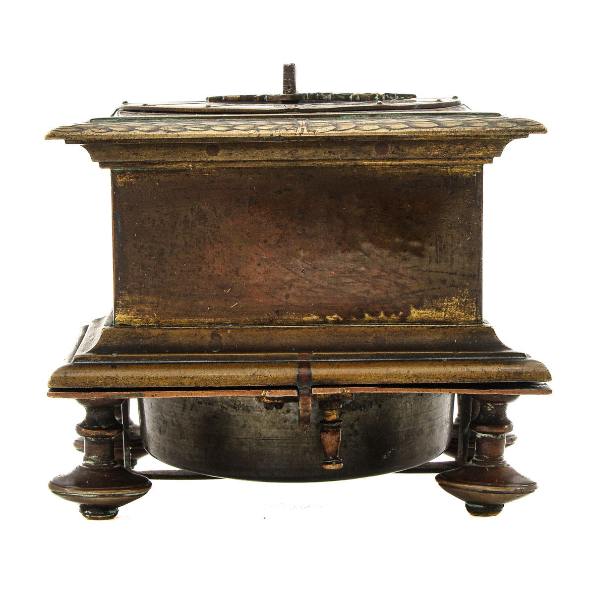 A 17th Century German Box Clock - Image 3 of 10