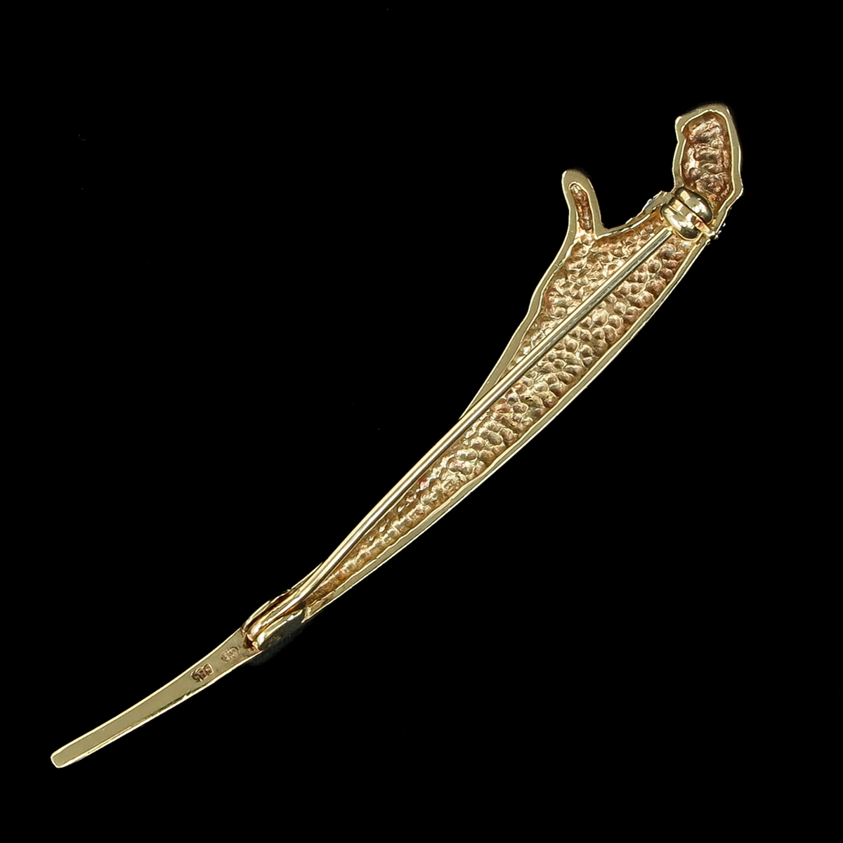 A 14k Gold Panther Brooch - Image 2 of 3