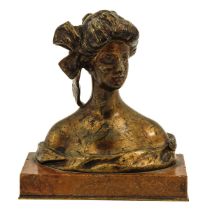 A Signed Bronze Sculpture