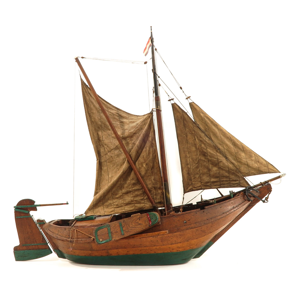 A 19th Century Model Ship - Image 4 of 10