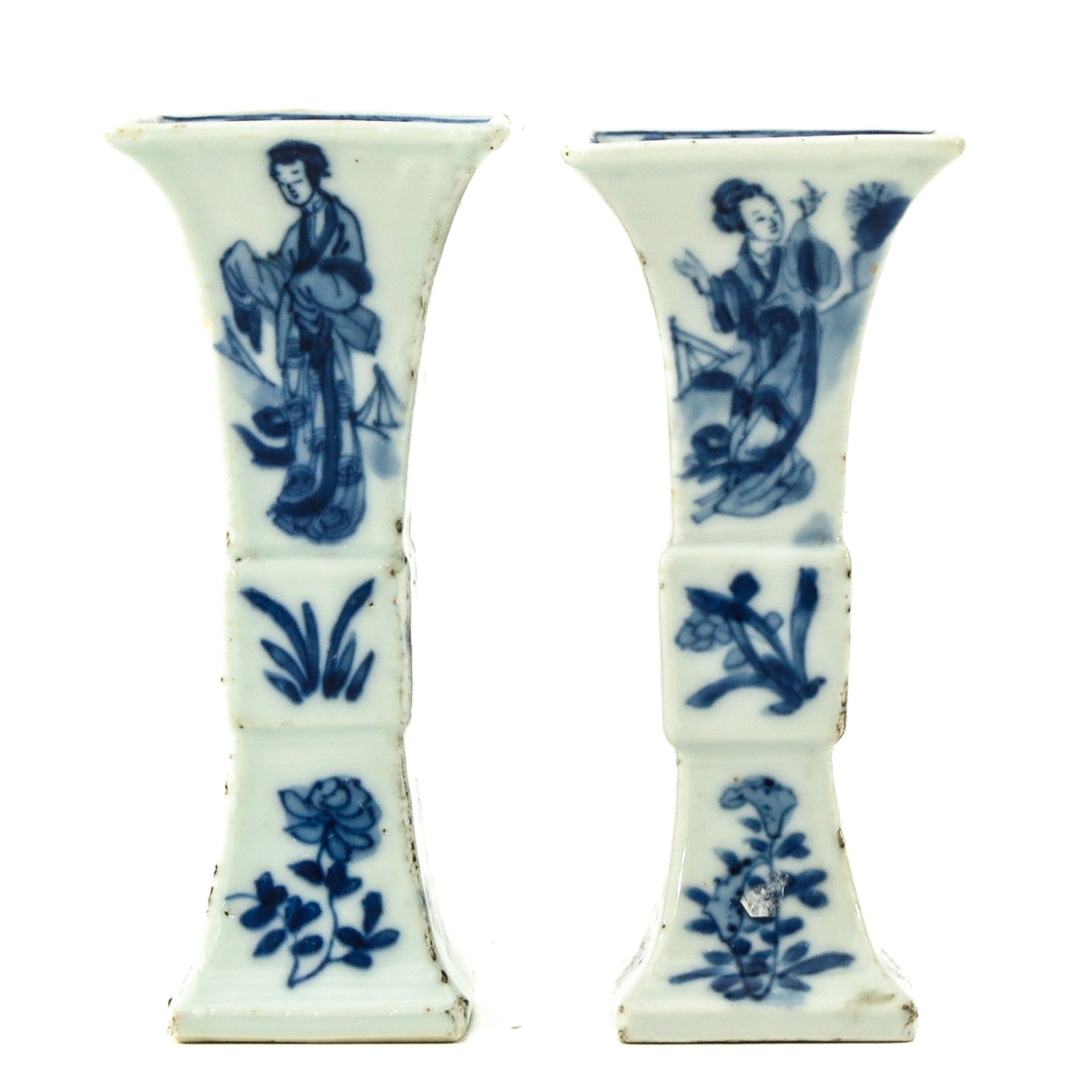 A Pair of Miniature Garniture Vases - Image 3 of 9