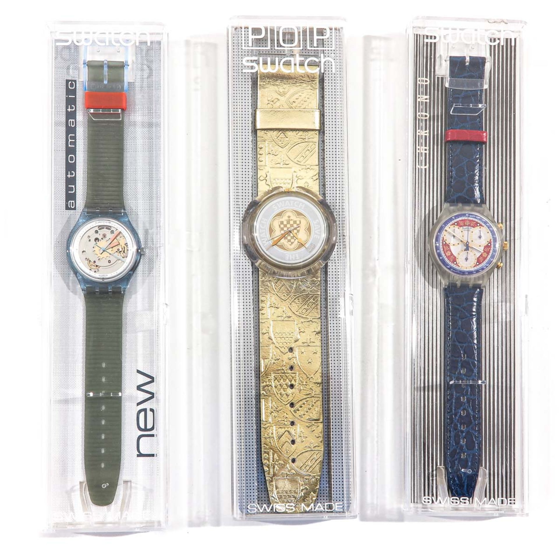 A Collection of 10 Swatch Watches - Bild 3 aus 8