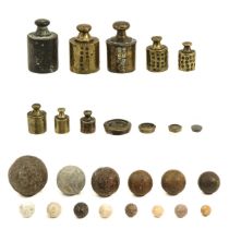A Collection of Weights and Marbles