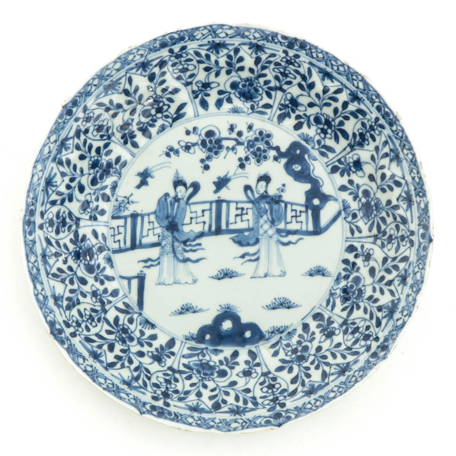 A Pair of Blue and White Plates - Image 5 of 9