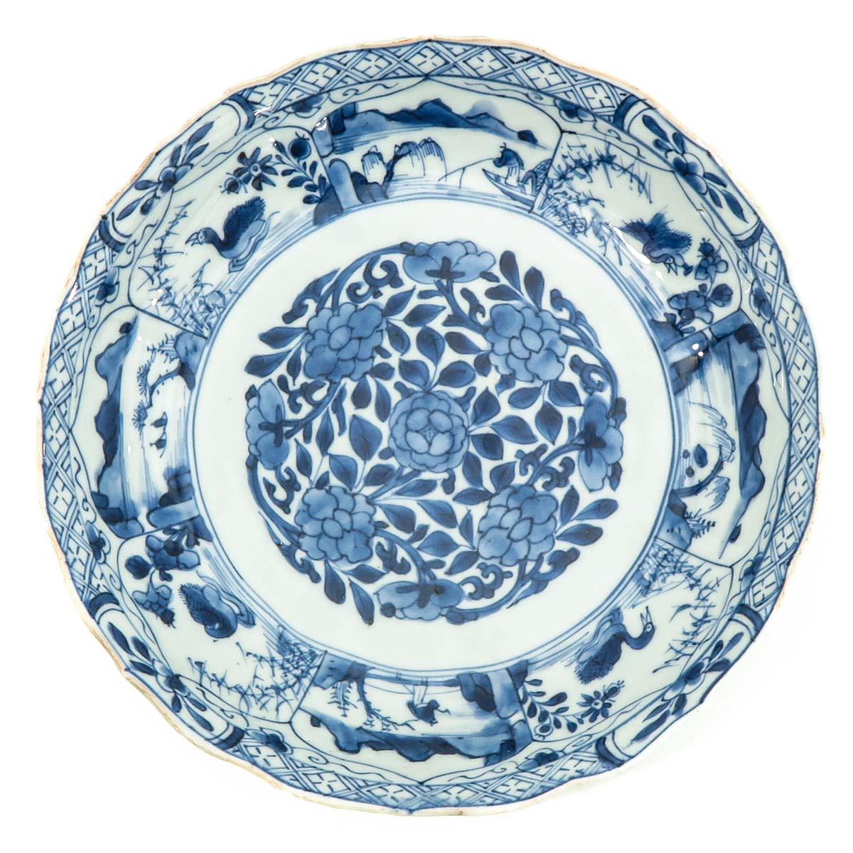 A Pair of Blue and White Plates - Image 3 of 9