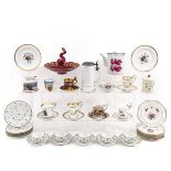 A Collection of Porcelain and Pottery