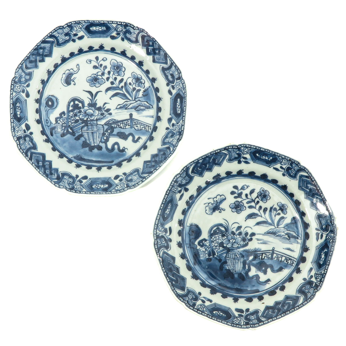 A Series of 5 Blue and White Plates - Image 3 of 10