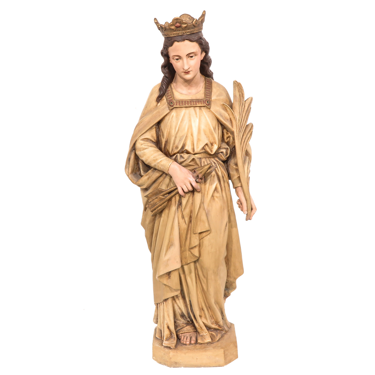 A 19th Century Sculpture of Saint Filomena