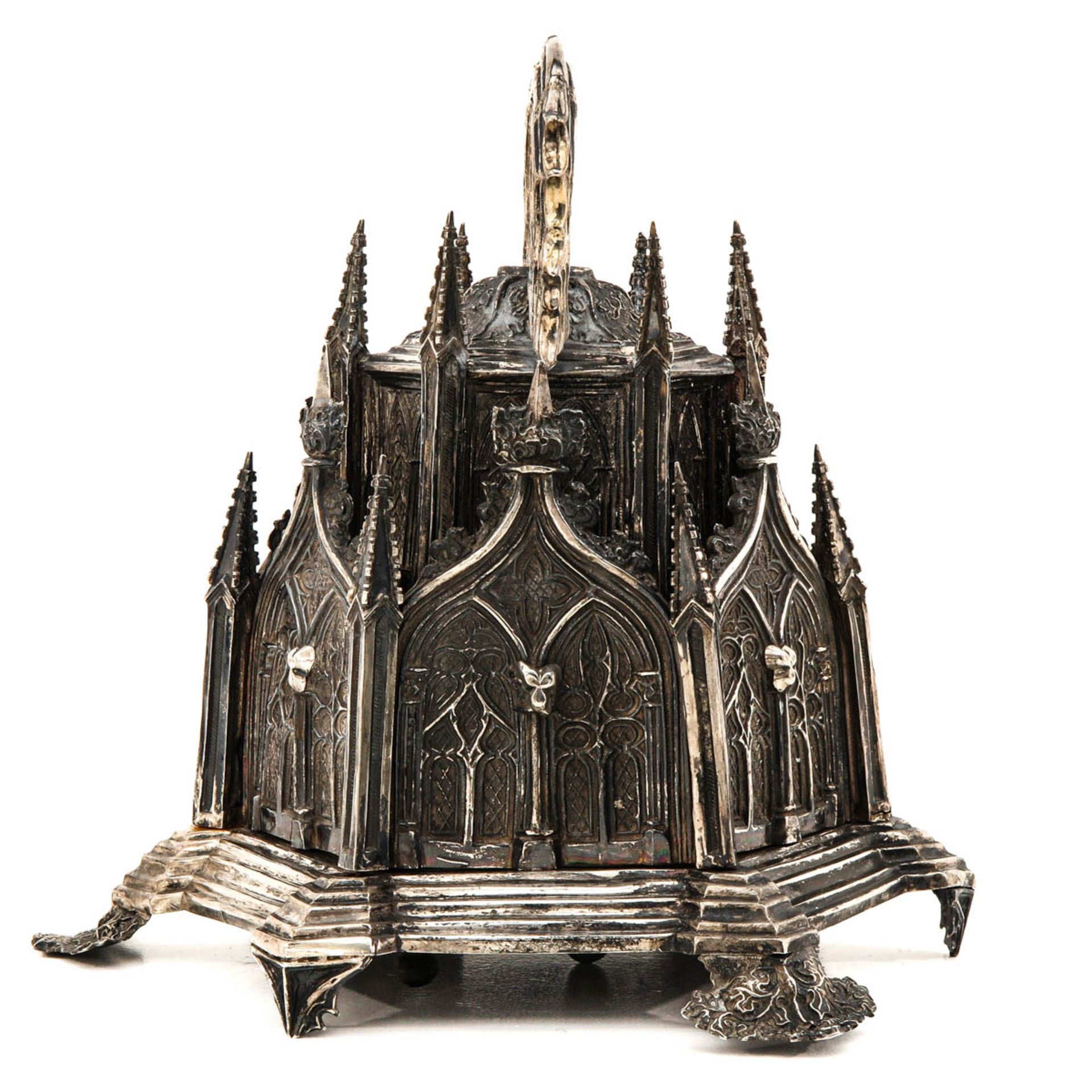 A Dutch Silver Altar Bell - Image 2 of 10