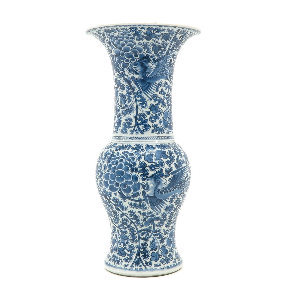A Blue and White Yen Yen Vase - Image 4 of 9