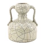 A Crackle Decor Vase