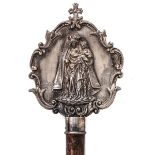 A Dutch Silver Processional Cross