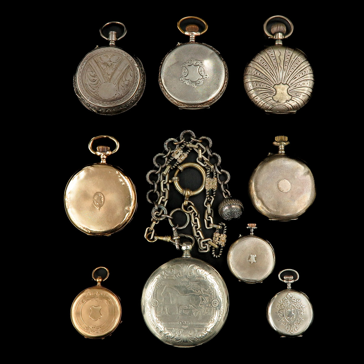 A Collection of 9 Pocket Watches - Image 2 of 10