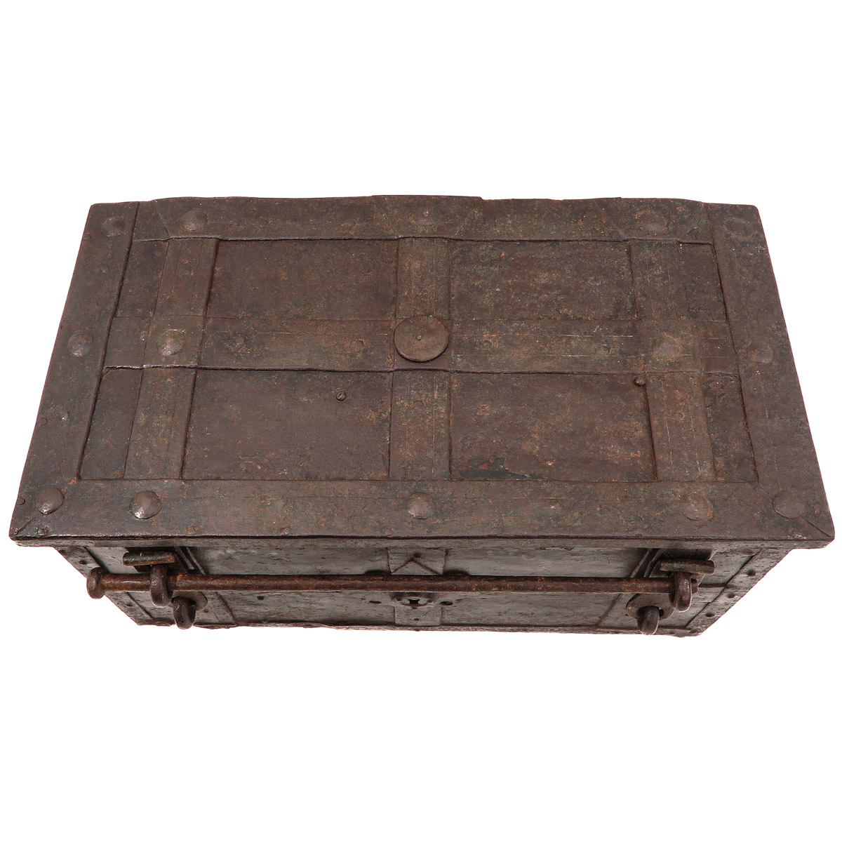 A Wrought Iron Treasure Box - Image 5 of 10