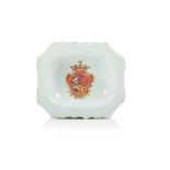 An armorial salt cellar