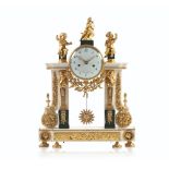 A Louis XVI portico clock