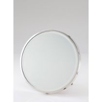 A round table top mirror