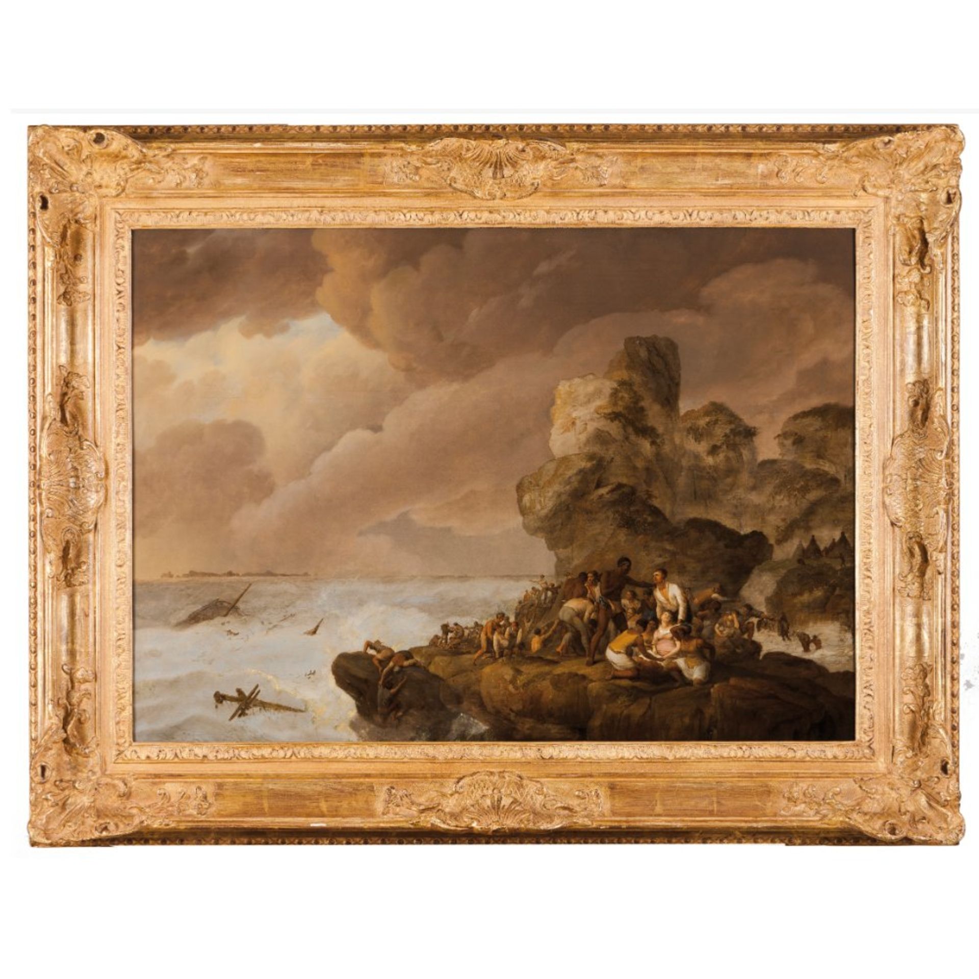 Johannes Hermanus Koekkoek (1778-1851)Shipwrecked scene - Bild 3 aus 3