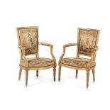 A pair of Louis XVI fauteuils, JACQUES LECHARTIER (1754-1809)