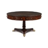 A Regency library round table