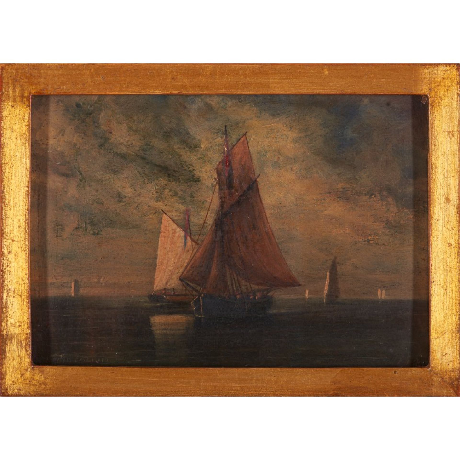 Luis A. Tomazini (1823-1902)Sailboats