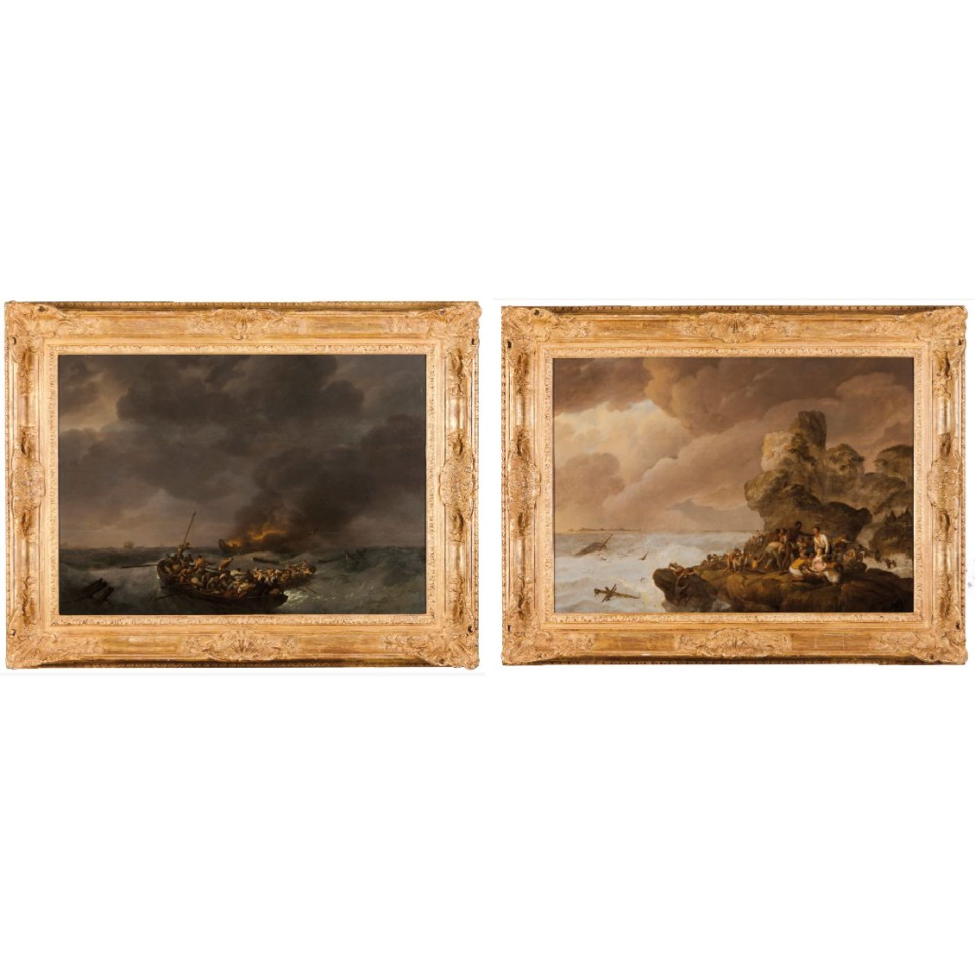 Johannes Hermanus Koekkoek (1778-1851)Shipwrecked scene