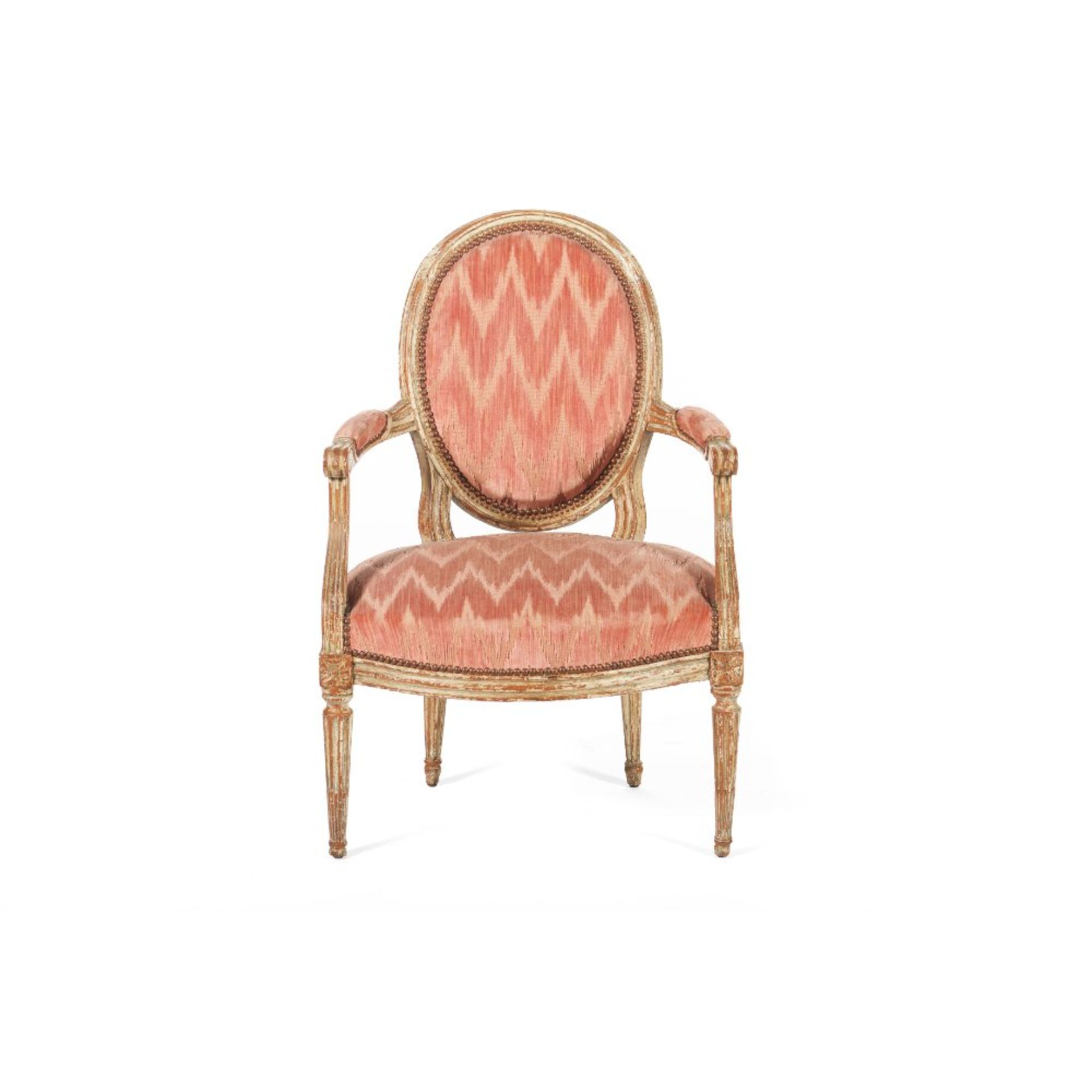 A Pair of Louis XVI fauteuils - Image 2 of 2
