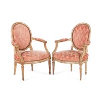 A Pair of Louis XVI fauteuils