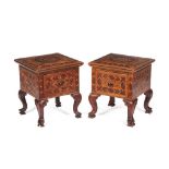 A pair of small D. José style side tables