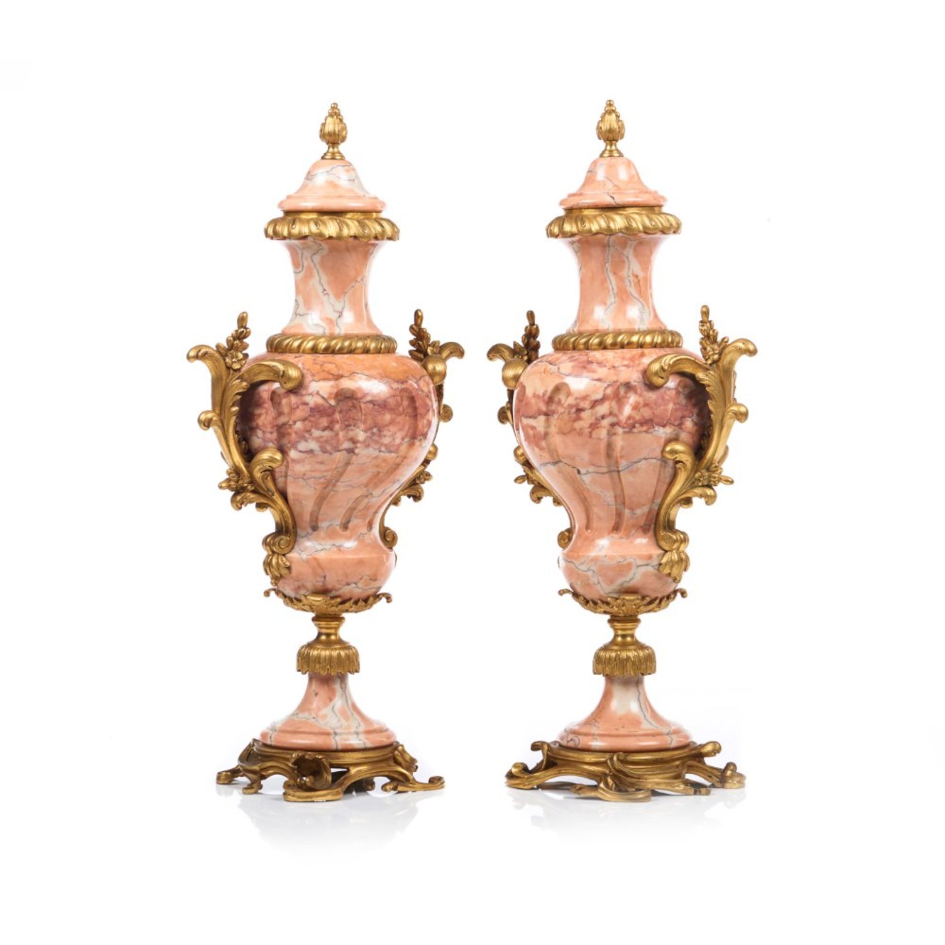 A Pair of Louis XVI style cassolettes